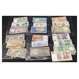 ASSORTED FOREIGN PAPER CURRENCY, NIGERIA, KENYA,
