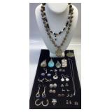 STERLING SILVER AND GEMSTONES 249 TOTAL GRAMS