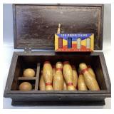 VTG. MINI BOWLING SET WITH BOX