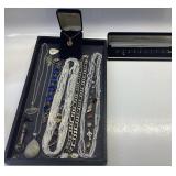 FASHION JEWELRY, CRYSTALS, TIE PINS, GEMSTONES,