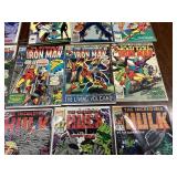 LRG. SPIDER-MAN, THOR, HULK, IRONMAN,COMIC LOT