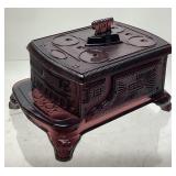 LG WRIGHT PURPLE AMETHYST GLASS STOVE COVERED