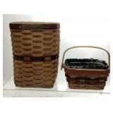 1991 & 1995 LONGABERGER HANDWOVEN BASKETS