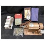 JEWELERS TOOLS, MINI BUFFER, CLAMP, STRETCHER,