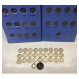 41) LIBERTY HEAD NICKELS AND 1834 LARGE CENT