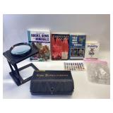 GEM REFRACTOMETER, FOLDING STAND MAGNIFIER,