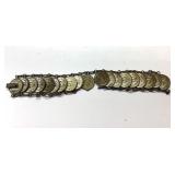 VINTAGE 1950ï¿½S MEXICAN COIN BRACELET