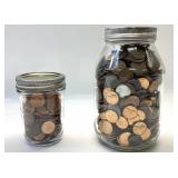 LRG. LINCOLN WHEAT PENNY AND MEMORIAL LOT