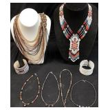 HANDMADE SEED BEAD NATIVE AMERICAN INSPIRE