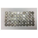 50) SILVER MERCURY DIMES