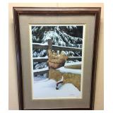 BOB TIMBERLAKE SIGNED #360/1000 FEED CORN PRINT,