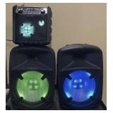 PAIR OF ION AUDIO PRO GLOW 1500 HIGH POWER