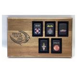 ZIPPO BIKER TOUR 2001 LIGHTER SET