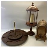 COLLECTORS SOCIETY WOODEN ROTATING CAROUSEL