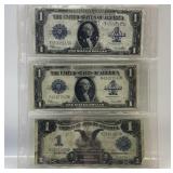 1899 AND 1923 SILVER CERTIFICATES DOLLAR BILLS