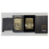 2) CLASSIC CAMEL ZIPPO LIGHTERS