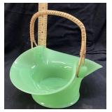 VINTAGE FENTON JADEITE BIG COOKIES DEPRESSION