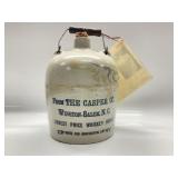 ANTIQUE THE CASPER CO. WHISKEY JUG FROM WINSTON