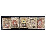 (5) SETS OF 2 BOB TIMBERLAKE HAND PAINTED WOODEN