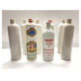 8 VINTAGE WINE, SPIRTS AND VINEGAR STONEWARE