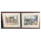 (2) SEGUIE FRENCH PRINTS, PARIS ARC DE TRIOMPHE &