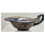 NORTHWOOD GRAPE & CABLE AMETHYST CARNIVAL GLASS