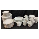 NORITAKE SAVANNAH 2031 CHINA SET, 83 PIECES TOTAL