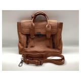 PHILIP LIM PASHLI SATCHEL LEATHER CAMEL COLOR