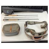 TFO BVK FLY FISHING ROD, TROUT ROD & REEL CASE,