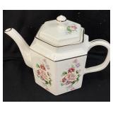 ARTHUR WOOD FLORAL #5860 TEAPOT