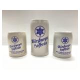 VTG. WURZBURGER HOFBRAU BEER STEINS