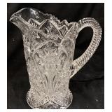 IMPERIAL GLASS COSMOS PATTERN PITCHER