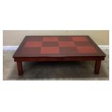 ORIENTAL LOW PROFILE CHECKERED TOP TABLE