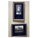 2) MICHAEL MILEY LTD ED. FRAMED PHOTOS