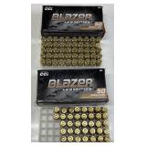 (2) BOXES OF BLAZER AMMUNITION 10mm AUTO 180gr