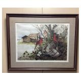 CECIL EAKINS SIGNED A COUNTRY MORNING PRINT