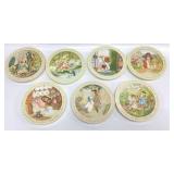 7 THE WORLD OF BEATRIX POTTER 3D PLATES