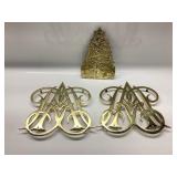 VIRGINIA METALCRAFTERS BRASS WILLIAMSBURG QUEEN