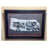 LRG. FRAMED PORSCHE 926 ART