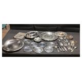 MIXED SILVERPLATE LOT, ONEIDA, COMMUNITY,