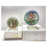 2 BRADFORD EXCHANGE DECORATIVE PLATES BOTH ARE