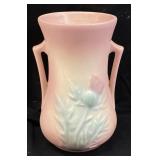 VTG. HULL POTTERY #52 THISTLE VASE, 6.5in H