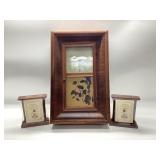 2 SMALL CARRIAGE CLOCKS BY SUDBERRY HOUSE AND