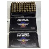 (3) FREEDOM MUNITIONS 9mm LUGER 115gr RN BOXES OF
