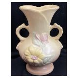 VTG. HULL POTTERY #15 MAGNOLIA VASE, 6.25in H