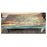 VINTAGE RUSTIC FARMHOUSE STYLE COFFEE TABLE