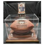 Don Meredith Signed Football And Playing Card