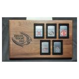 LTD. ED. ZIPPO SET RJR CAMEL BIKE TOUR 2001