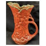 MCCOY POTTERY #641 GRAPEVINE PITCHER, MARKED USA