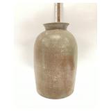 19TH CENTURY SALT GLAZED STONEWARE CROCK